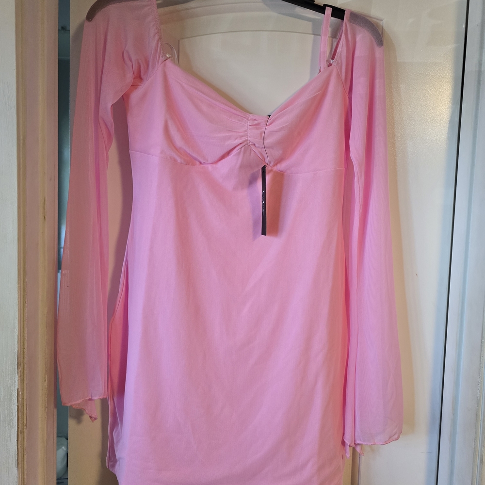 Lulu's Flirty Pink Dress